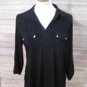 Jones New York black dress tunic